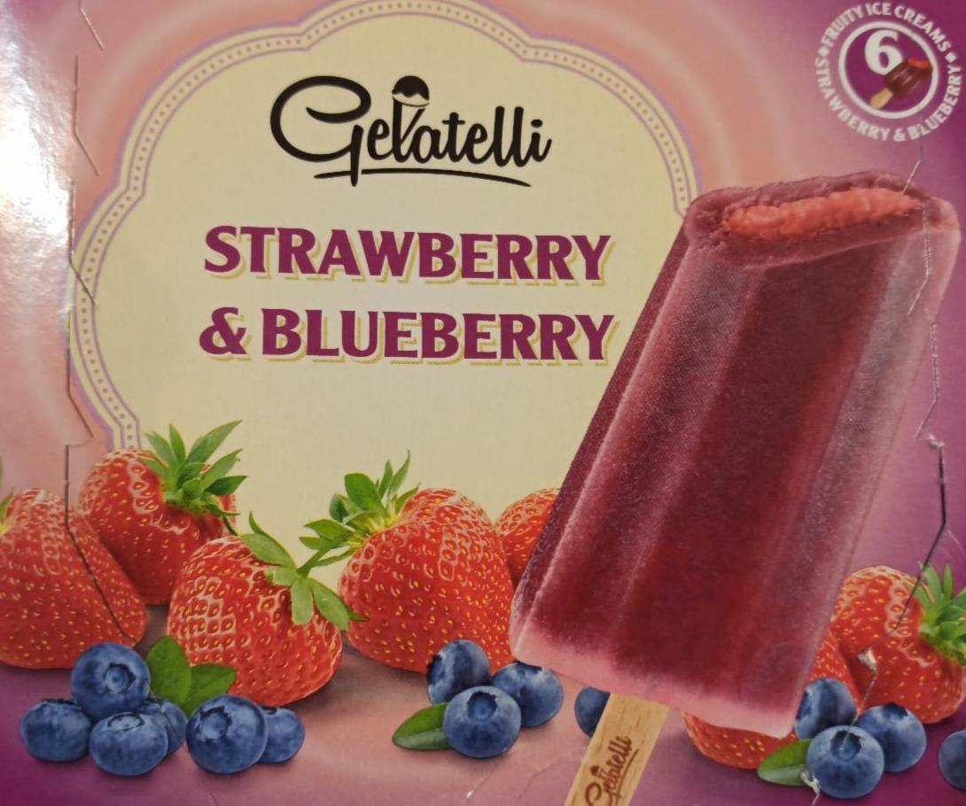 Zdjęcia - strawberry&blueberry lody gelatelli(64g / 60ml)