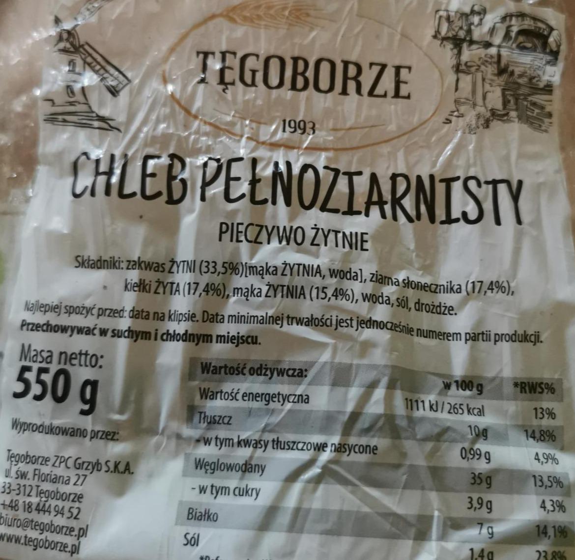 Zdjęcia - Chleb pełnoziarnisty pieczywo żytnie Tęgoborze