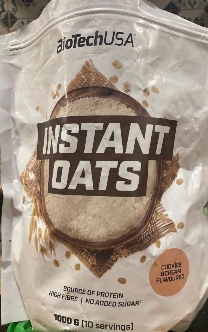 Zdjęcia - Instant Oats cookies & cream BioTechUSA