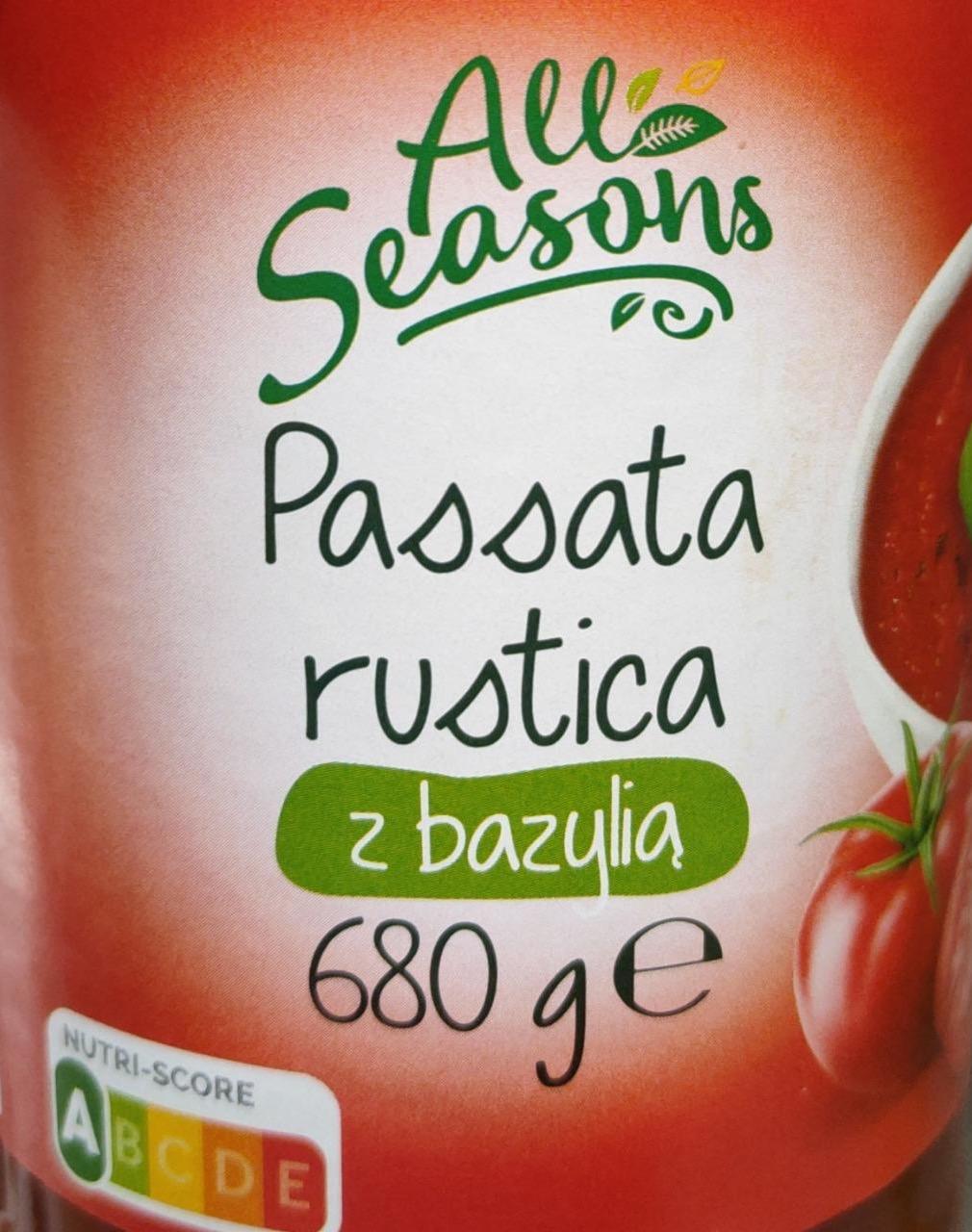 Zdjęcia - Passata Rustica z bazylią All Seasons