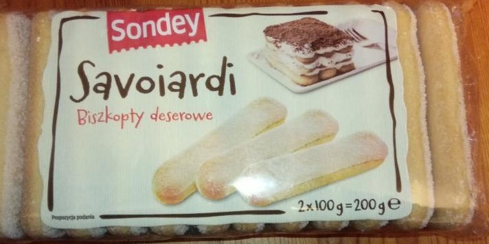 Zdjęcia - Savoiardi Biszkopty deserowe Sondey