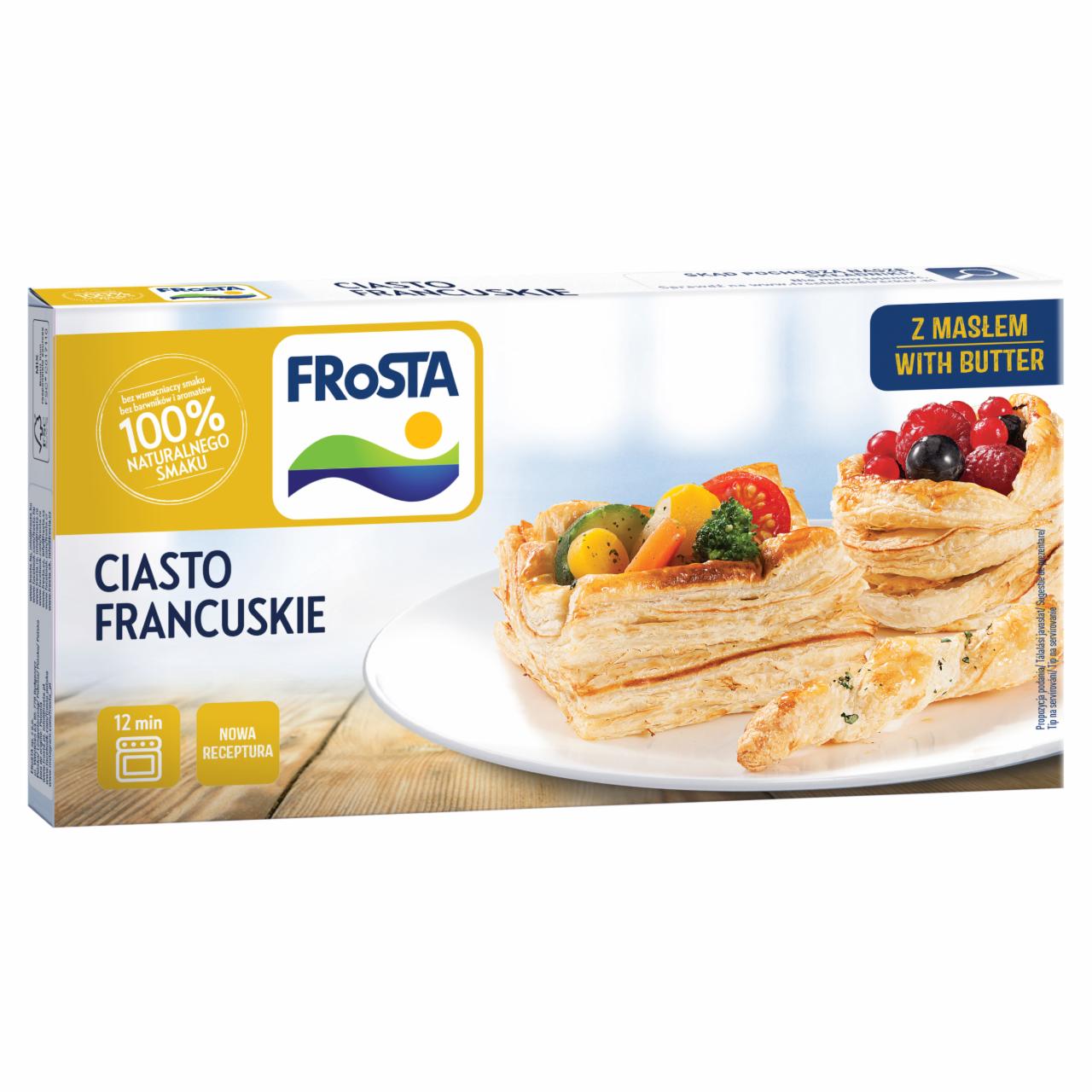 Zdjęcia - FRoSTA Ciasto francuskie z masłem 450 g