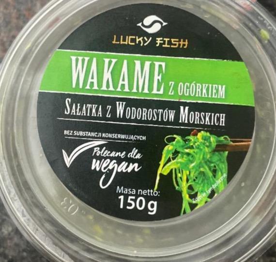 Zdjęcia - Sałatka z wodorostów morskich wakame z ogórkiem Lucky Fish