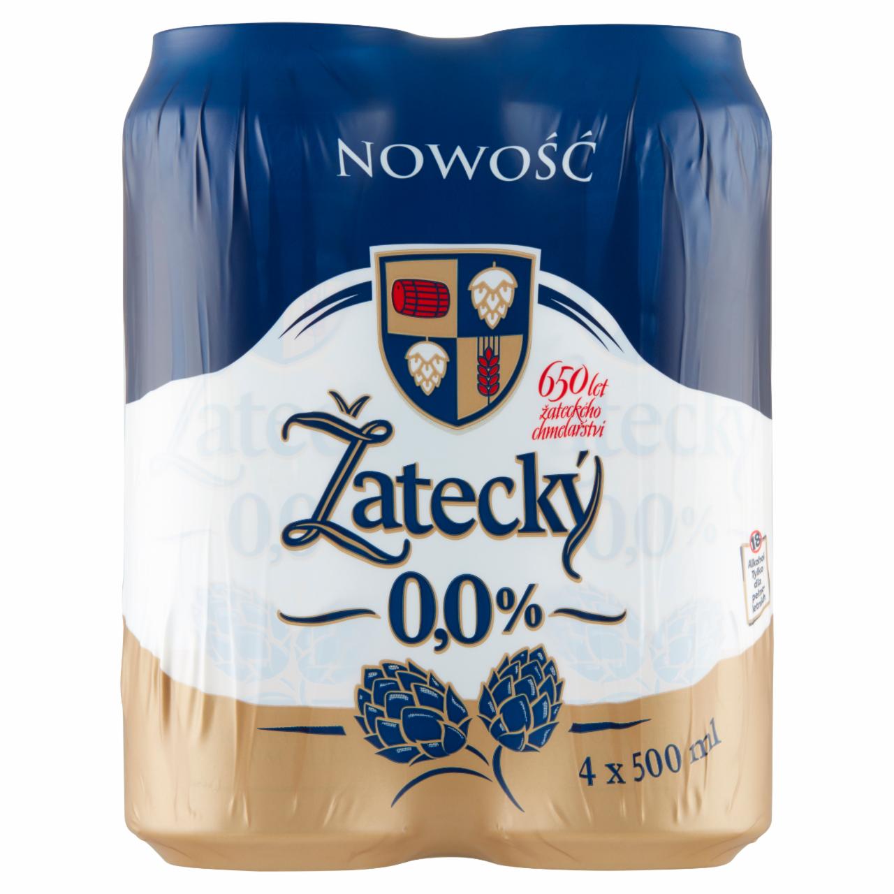 Zdjęcia - Žatecký Piwo bezalkoholowe 4 x 500 ml