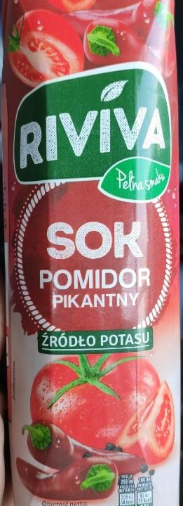 Zdjęcia - Sok pomidor pikantny Riviva