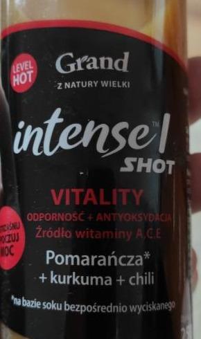 Zdjęcia - Intensel shot Pomarańcza/kurkuma/chili Grand