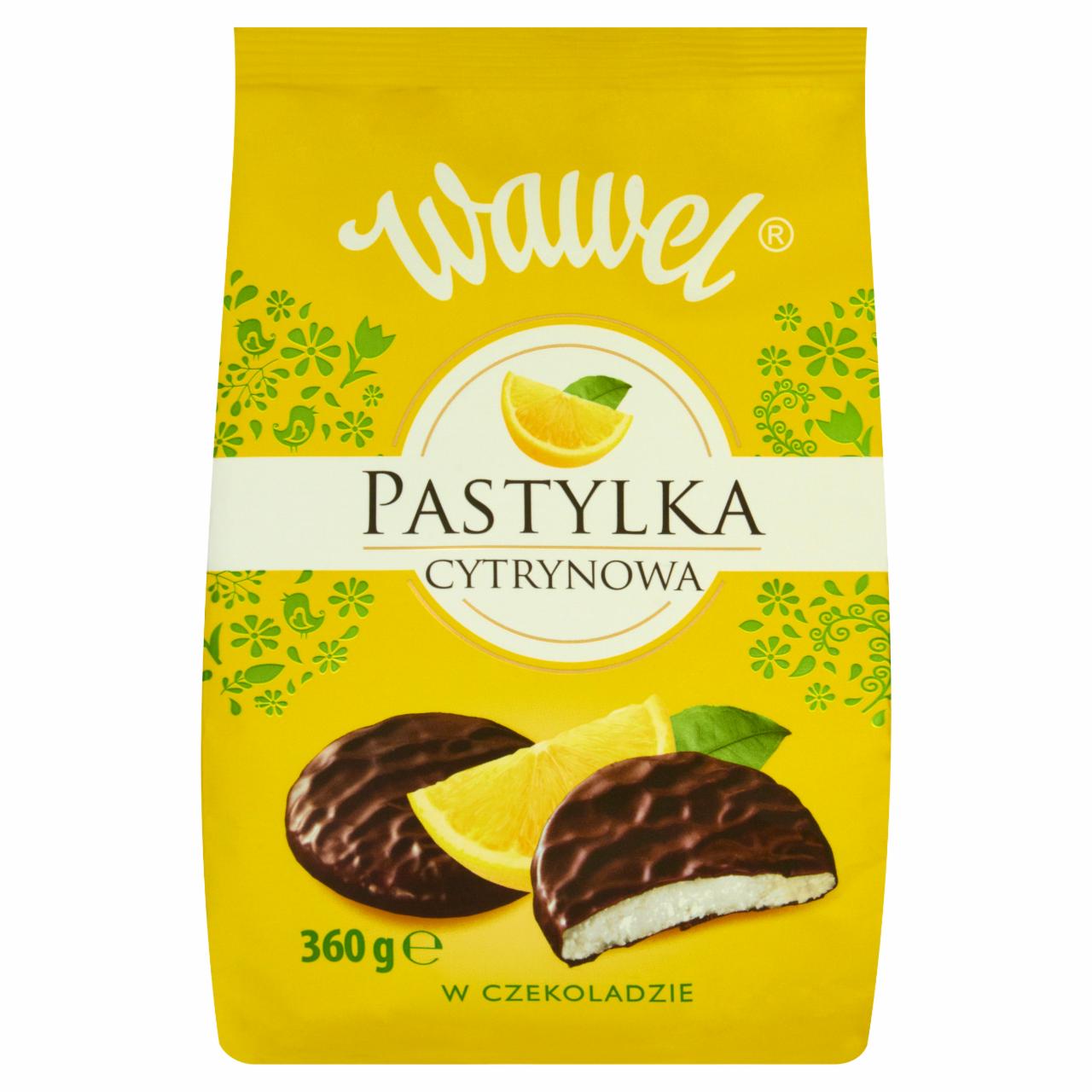 Zdjęcia - Wawel Pastylka cytrynowa w czekoladzie 360 g