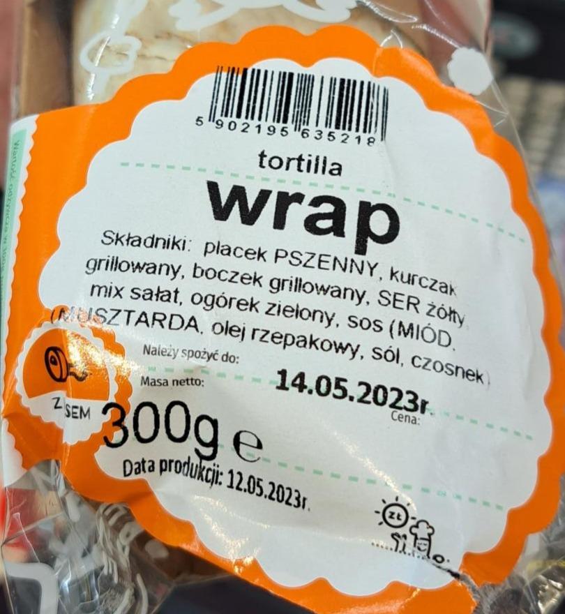 Zdjęcia - Wrap tortilla z kurczakiem Ślimak