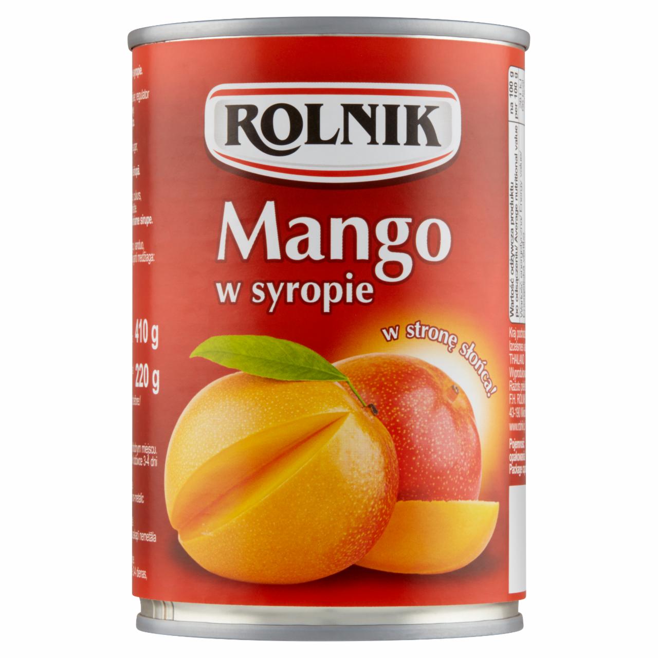 Zdjęcia - Rolnik Mango w syropie 410 g