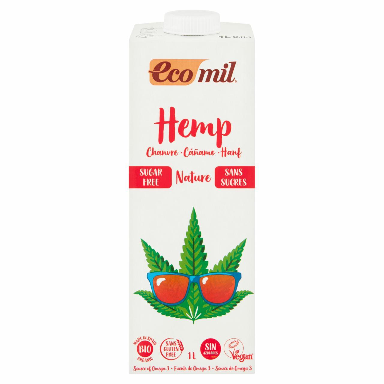 Zdjęcia - EcoMil Napój z konopi bez cukru Bio 1 l