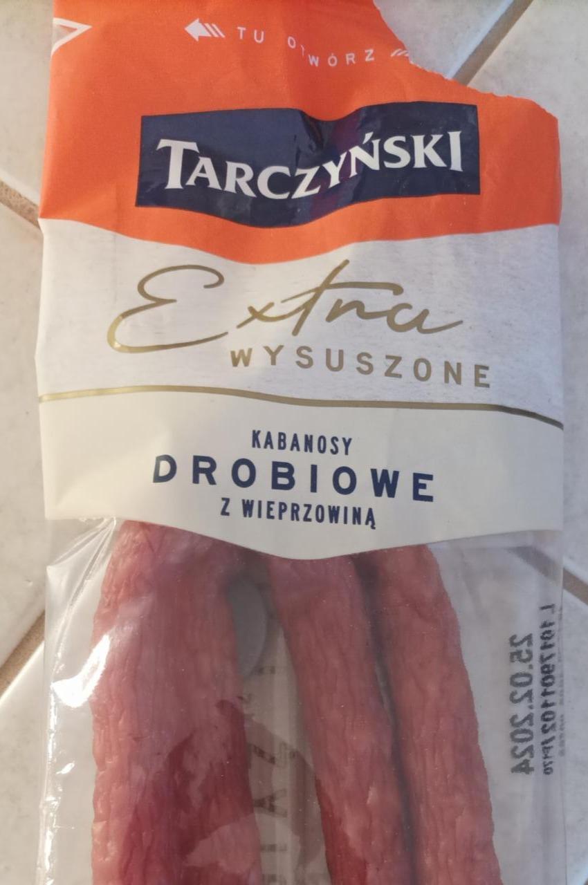 Zdjęcia - Kabanosy drobiowe z wieprzowiną Extra wysuszone Tarczyński