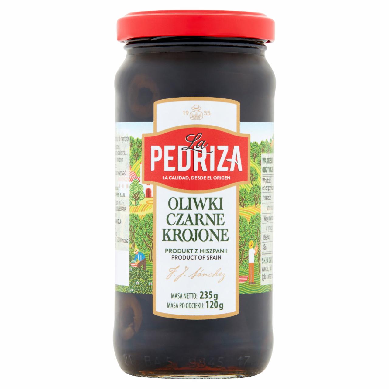 Zdjęcia - La Pedriza Oliwki czarne krojone