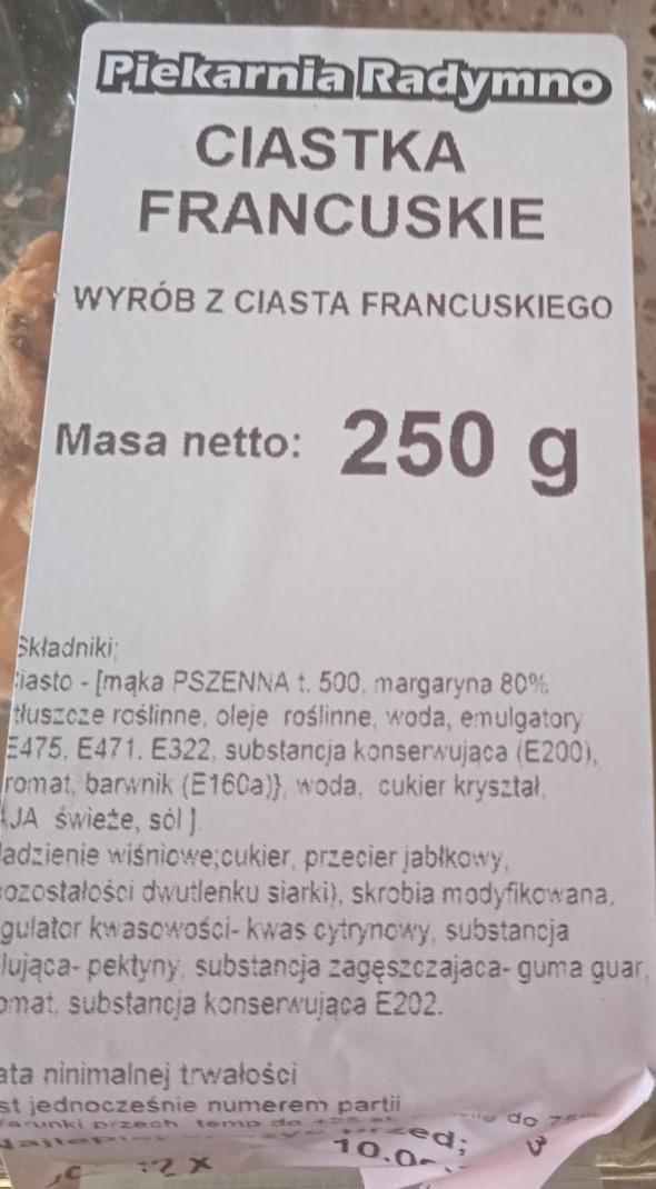 Zdjęcia - Ciastka francuskie Piekarnia Radymno