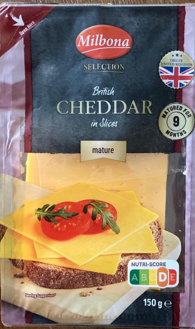 Zdjęcia - British cheddar in slices mature Milbona