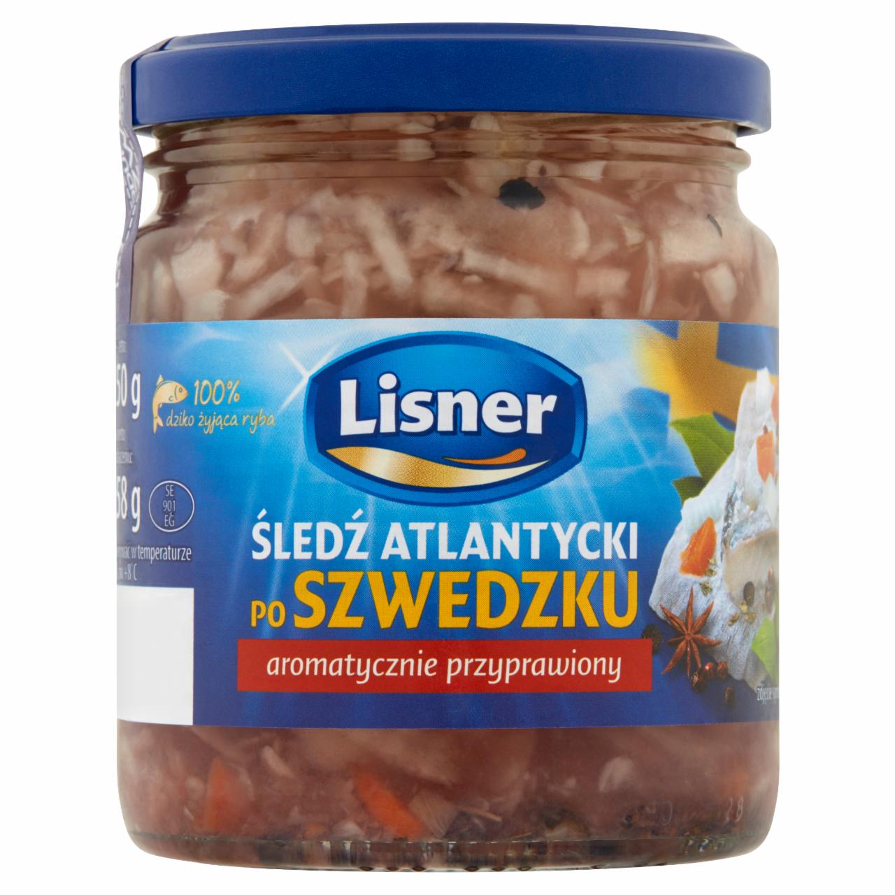 Zdjęcia - Lisner Śledź atlantycki po szwedzku aromatycznie przyprawiony 250 g