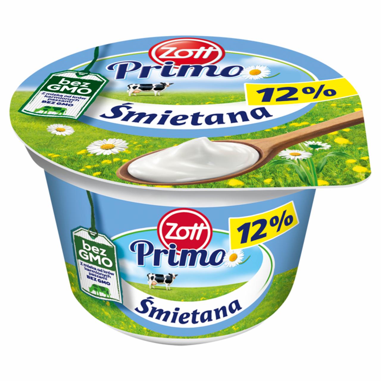 Zdjęcia - Zott Primo Śmietana 12 % 180 g