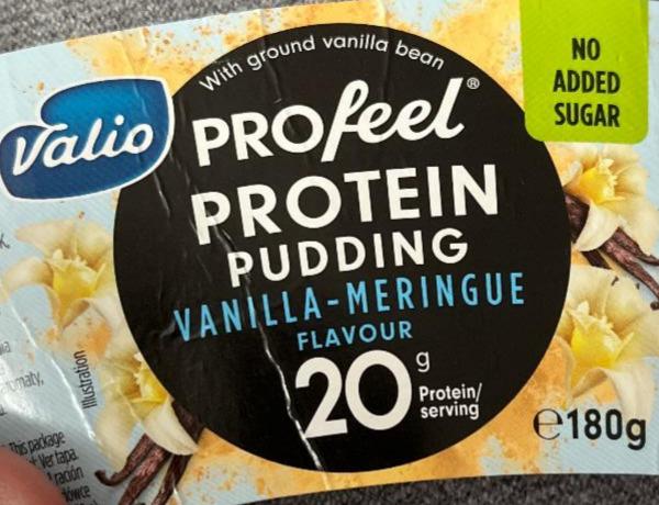 Zdjęcia - Profeel pudding vanilla meringue Valio