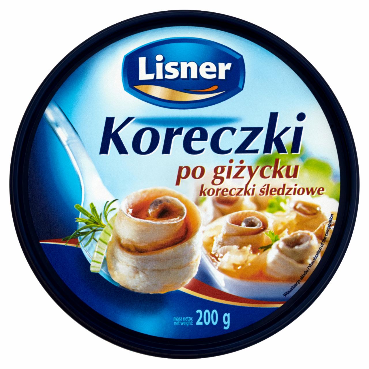 Zdjęcia - Lisner Koreczki po giżycku Koreczki śledziowe 200 g