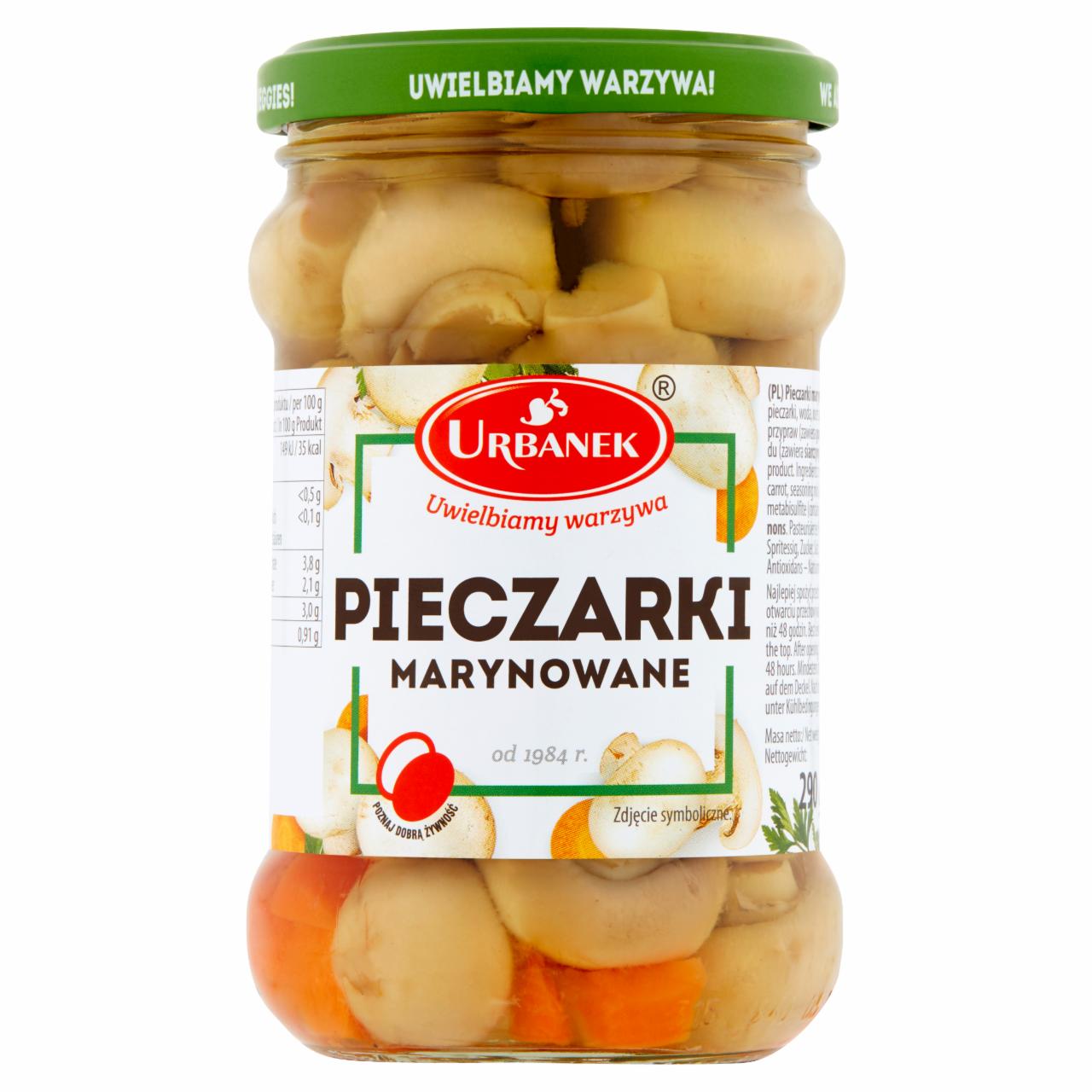 Zdjęcia - Urbanek Pieczarki marynowane 290 g