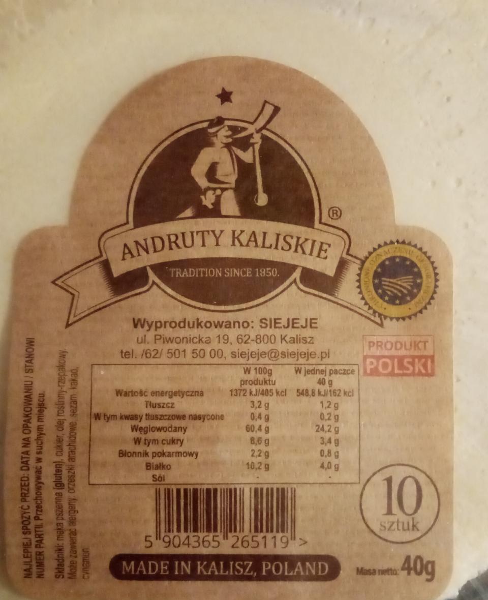 Zdjęcia - Andruty Kaliskie SIEJEJE