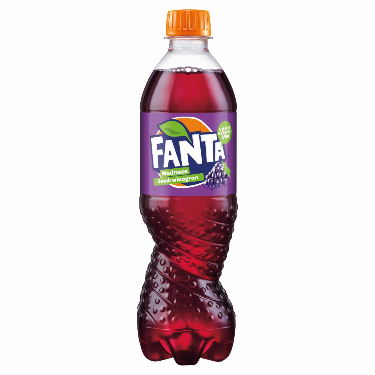 Zdjęcia - Fanta Madness Napój gazowany smak winogron 500 ml