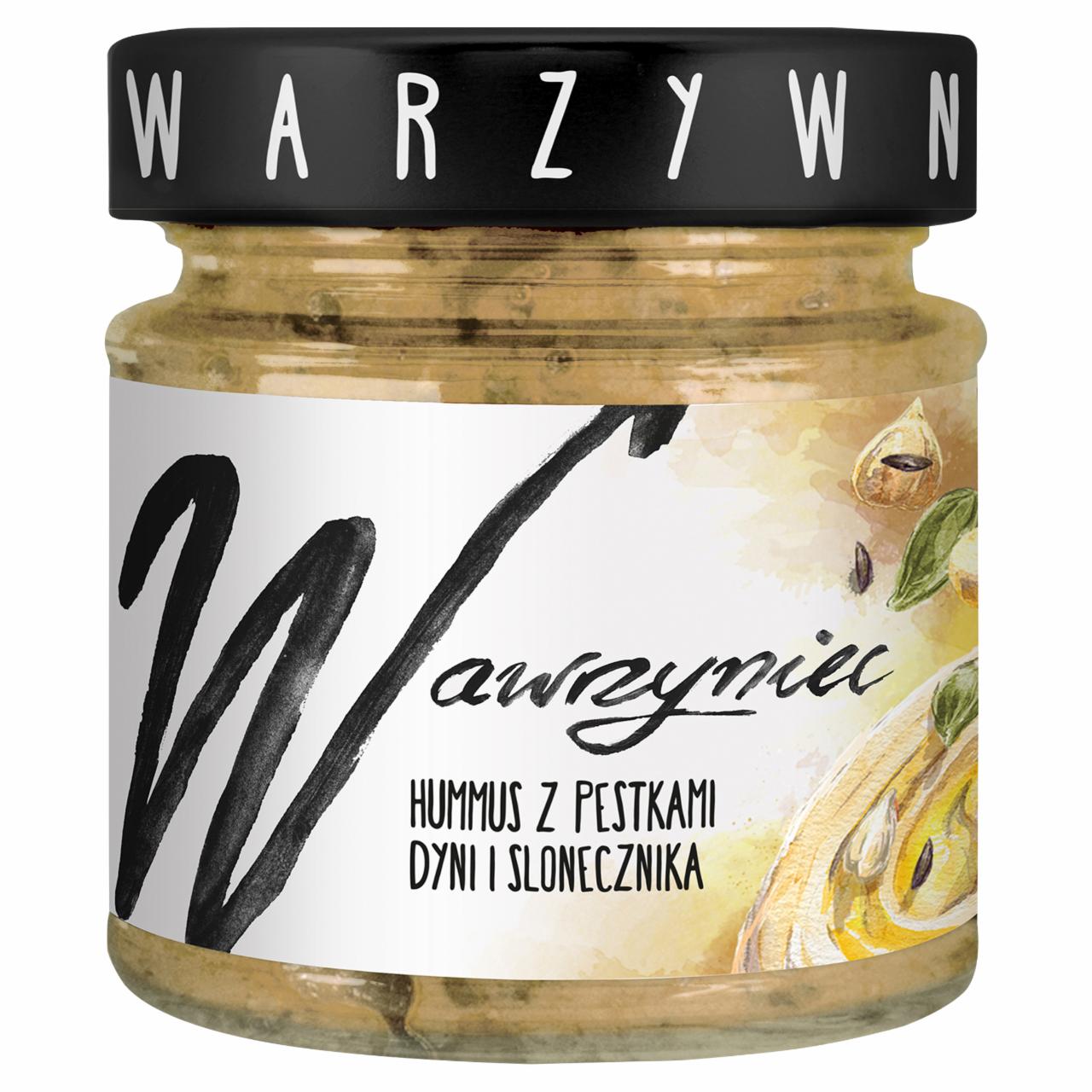 Zdjęcia - Wawrzyniec Hummus z pestkami dyni i słonecznika 180 g