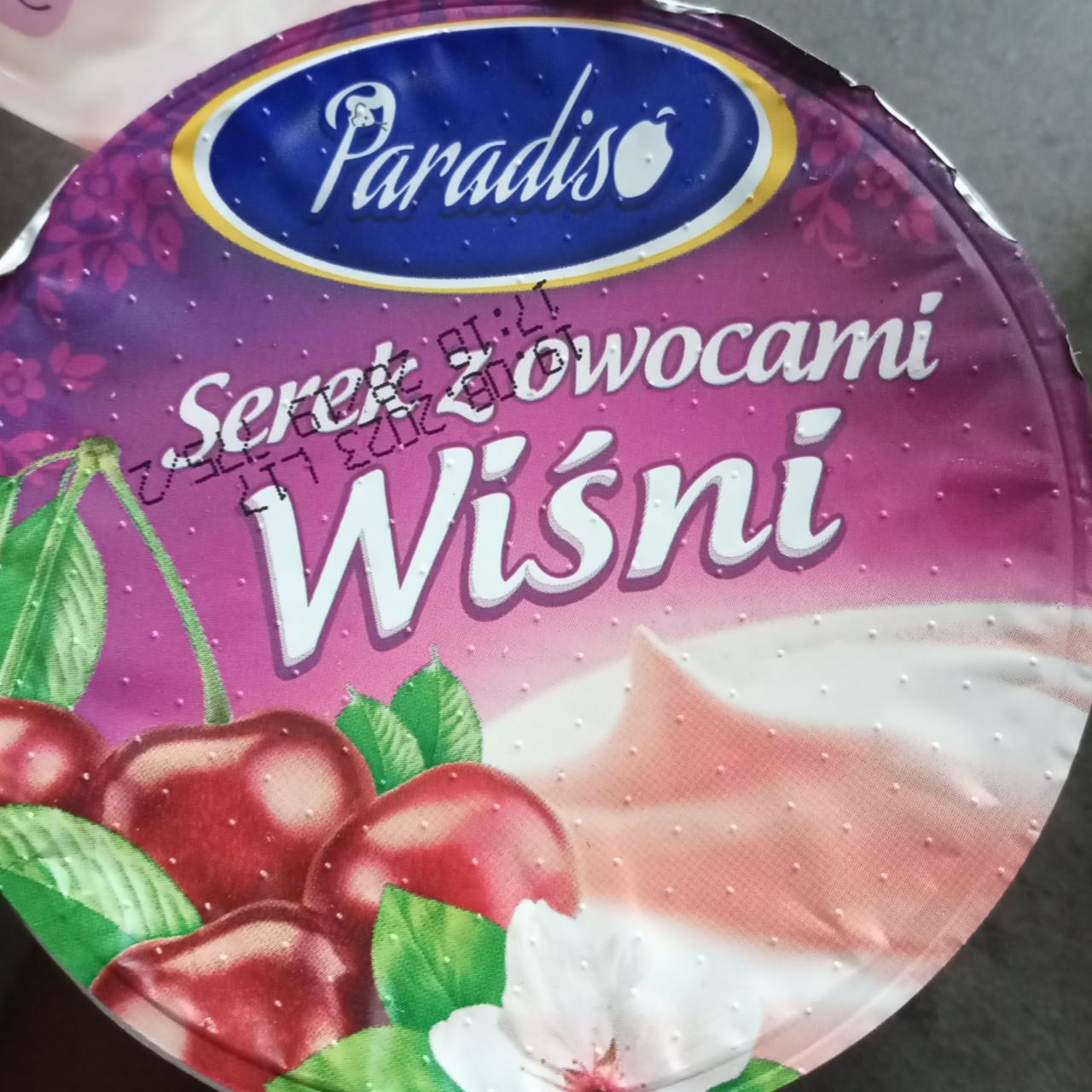 Zdjęcia - Serek z owocami wiśni Paradiso