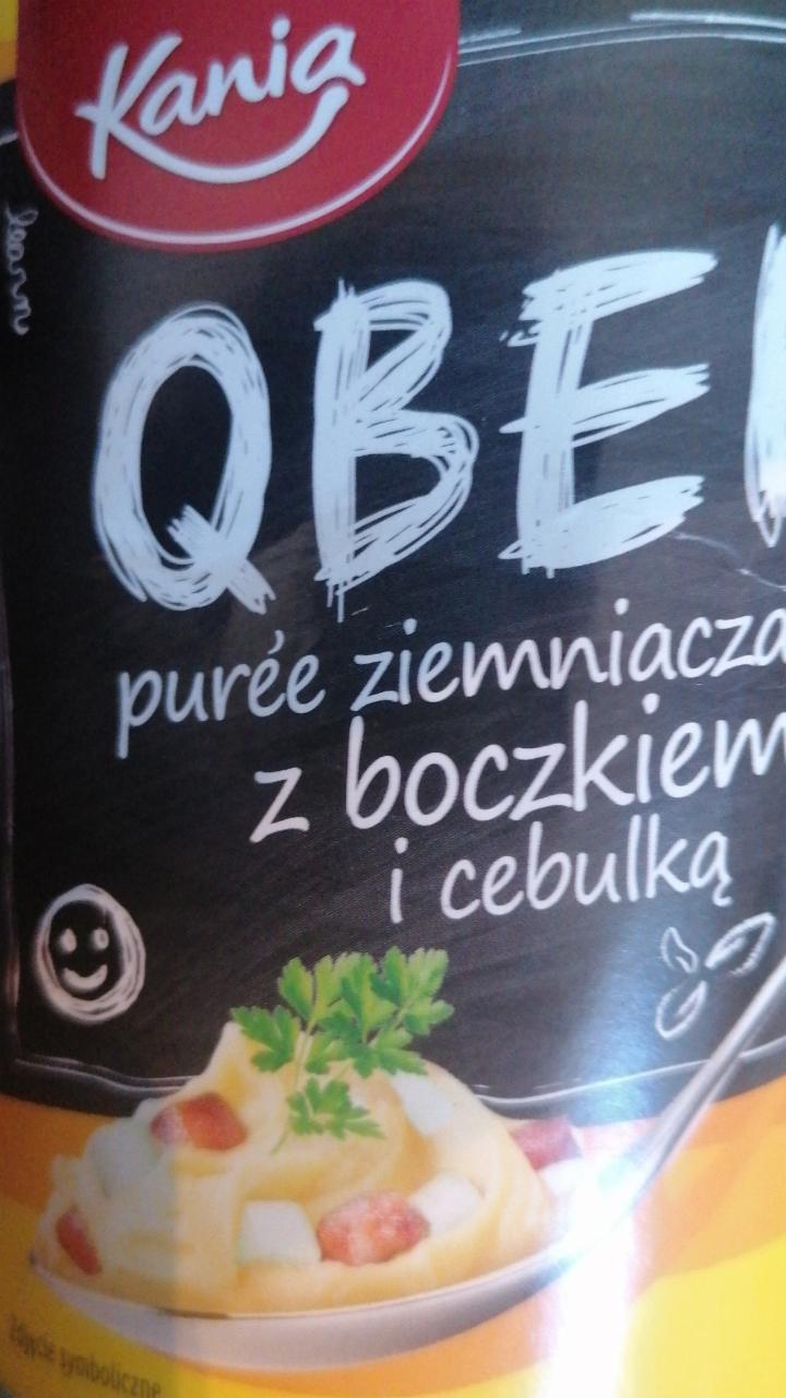 Zdjęcia - Qbek puree ziemniaczane z boczkiem i cebulką Kania