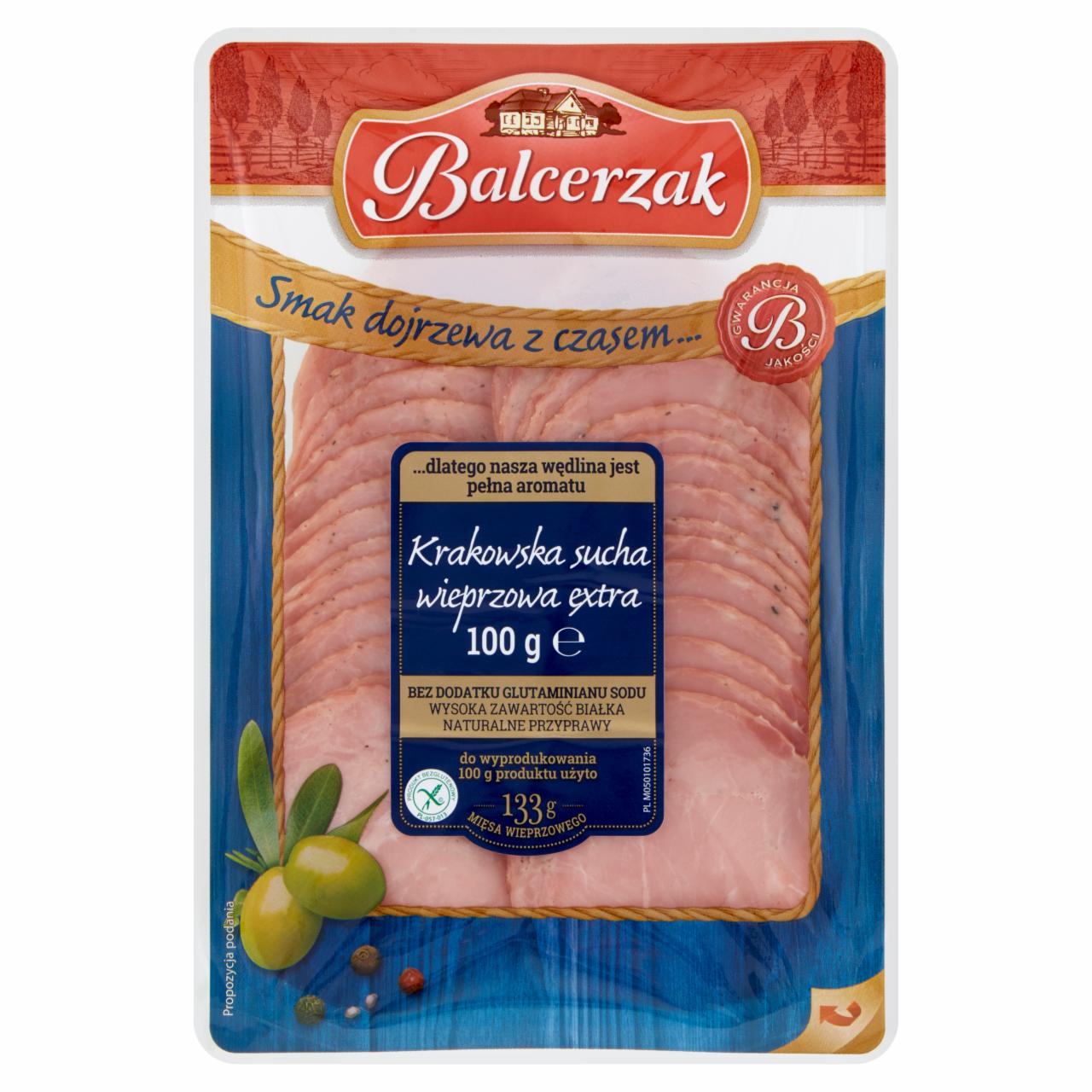 Zdjęcia - Balcerzak Krakowska sucha wieprzowa extra 100 g