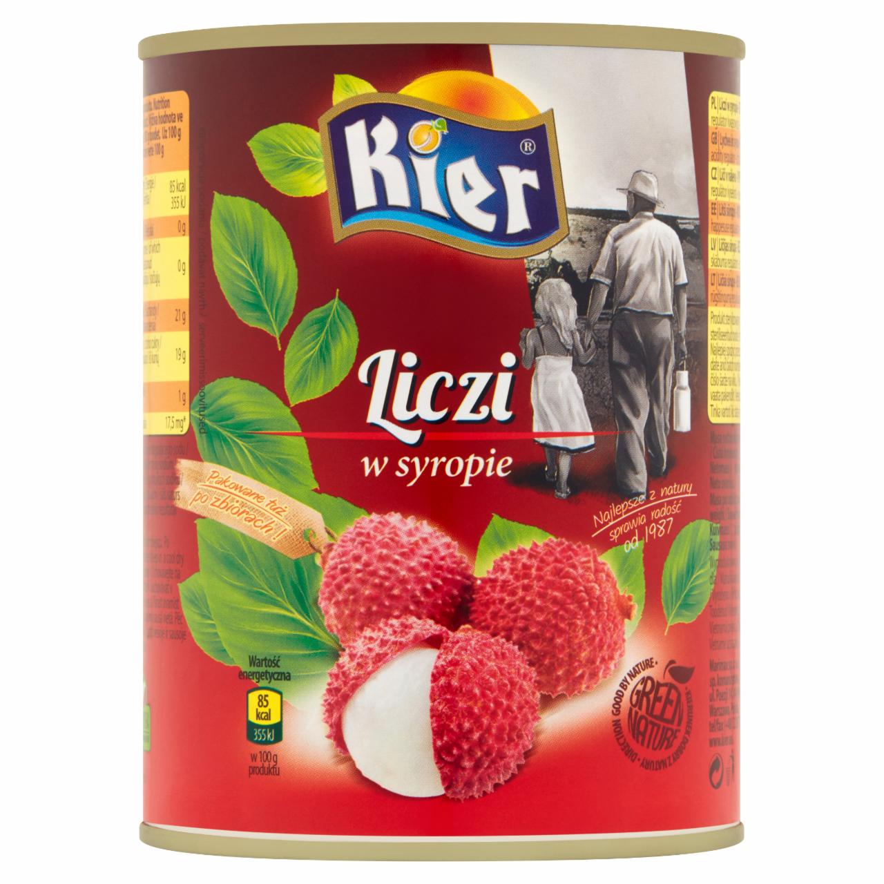 Zdjęcia - Kier Liczi w syropie 565 g