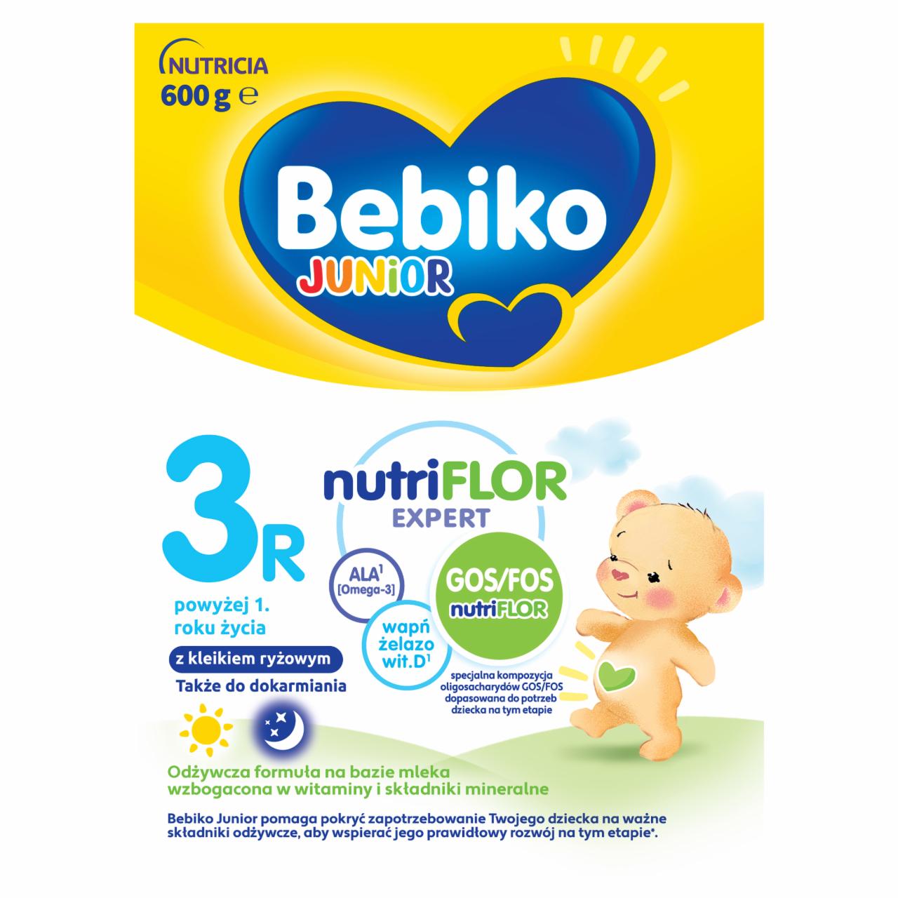 Zdjęcia - Bebiko Junior 3R Odżywcza formuła na bazie mleka dla małych dzieci powyżej 1. roku życia 600 g