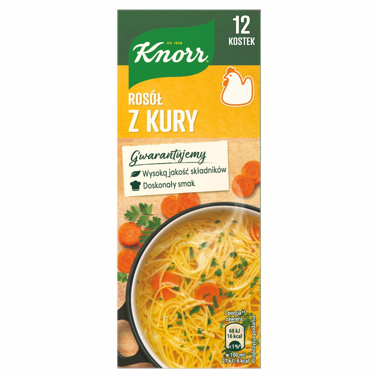 Zdjęcia - Knorr Rosół z kury 120 g (12 x 10 g)