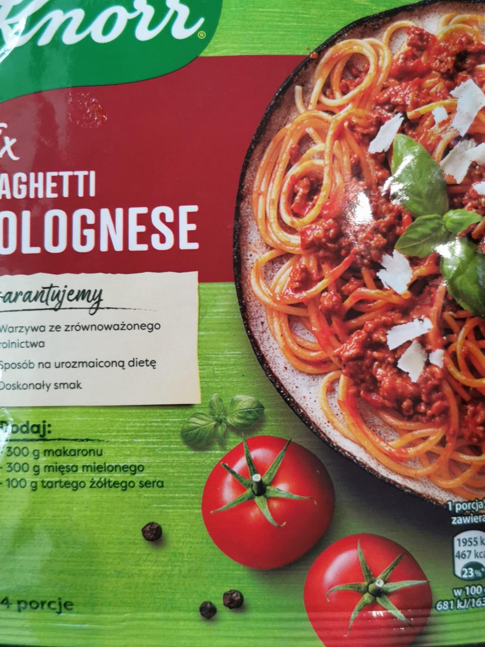 Zdjęcia - Fix spaghetti napoli 45 g Knorr