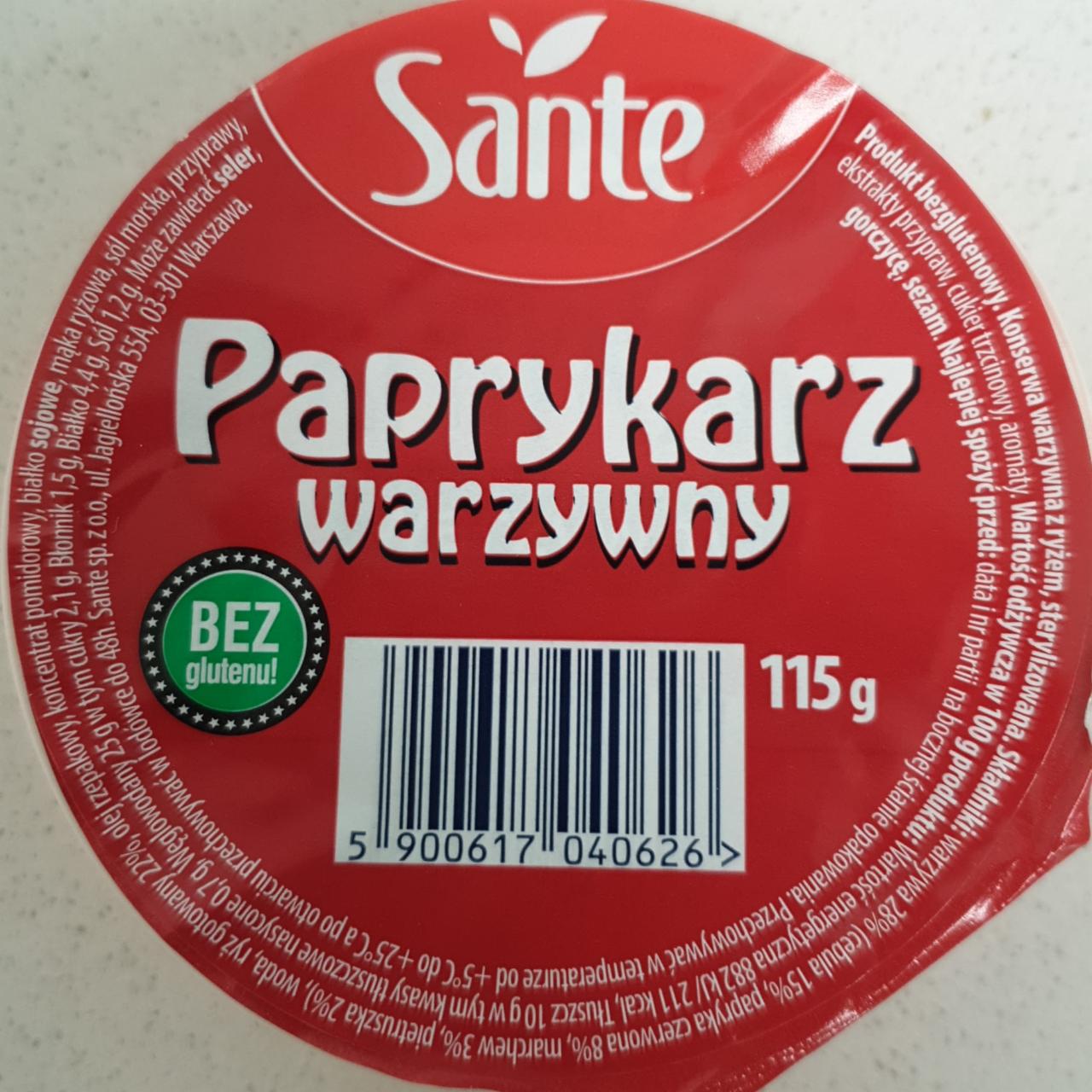 Zdjęcia - Paprykarz warzywny Sante