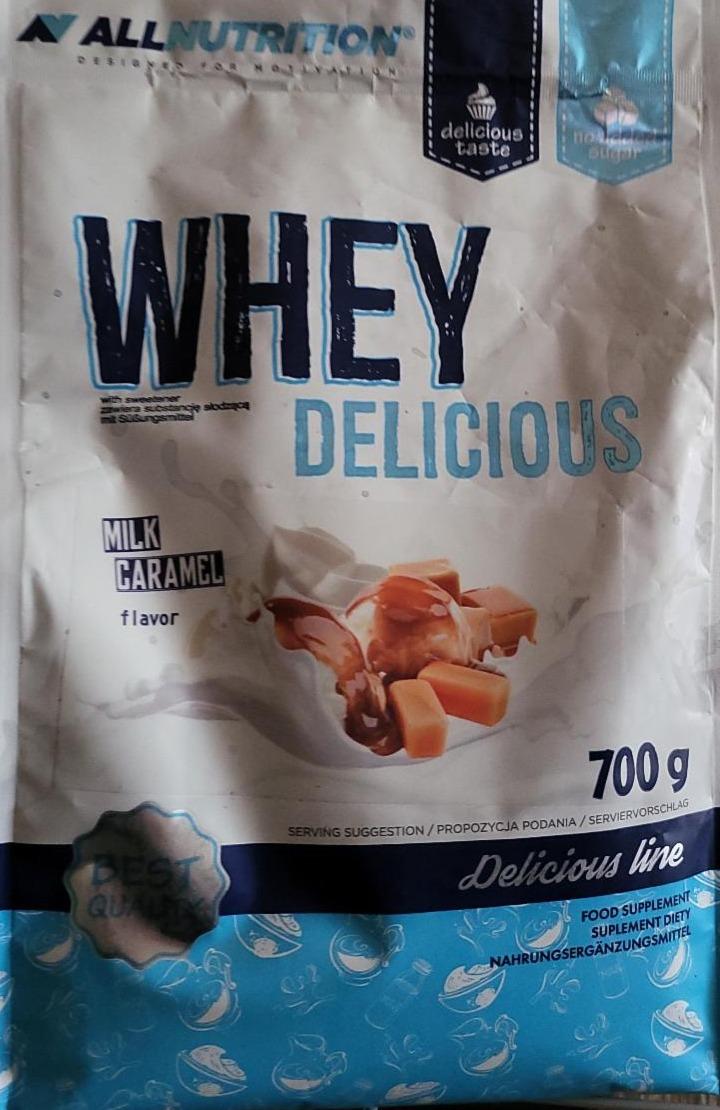 Zdjęcia - Allnutrition Whey delicious milk carmel