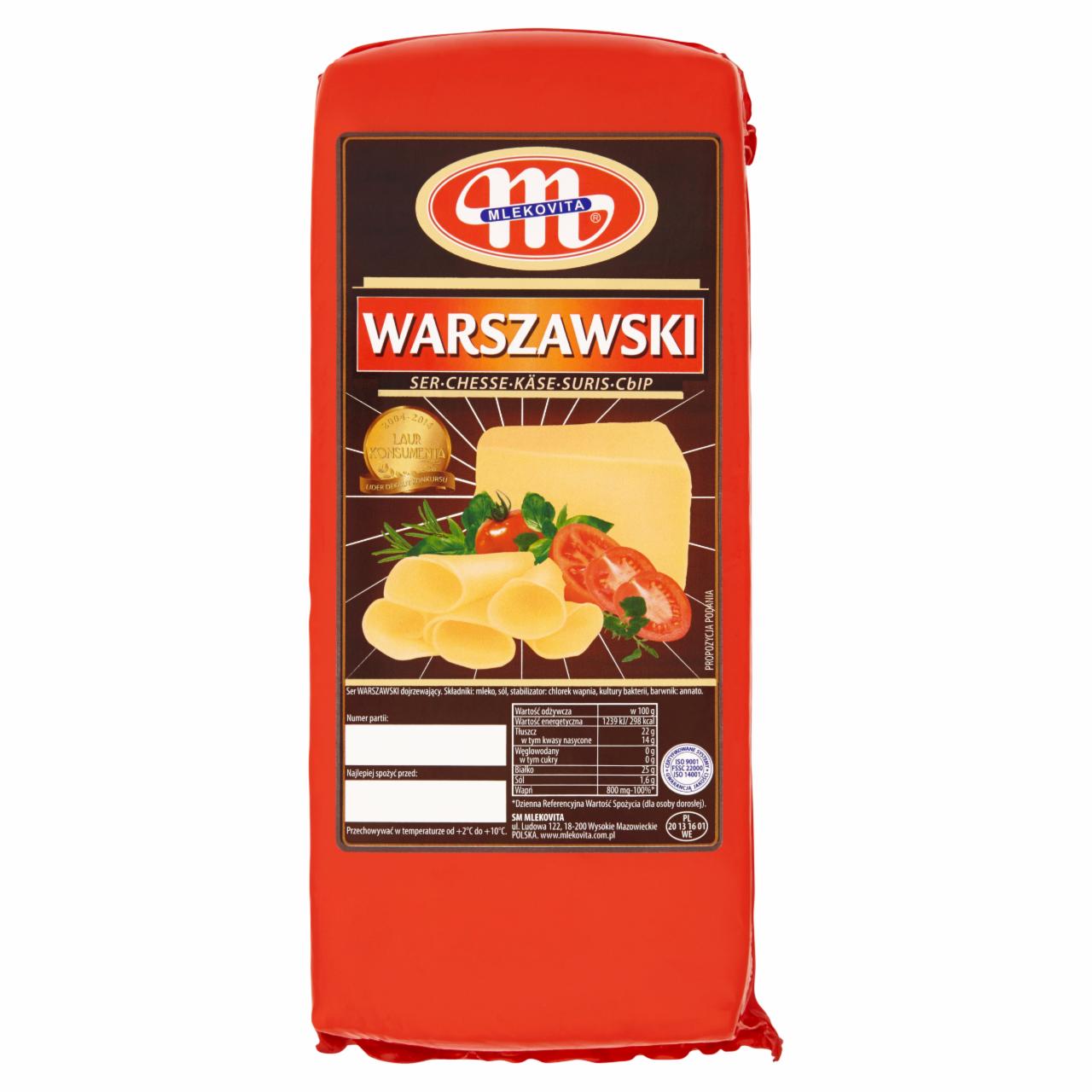 Zdjęcia - Mlekovita Warszawski Ser