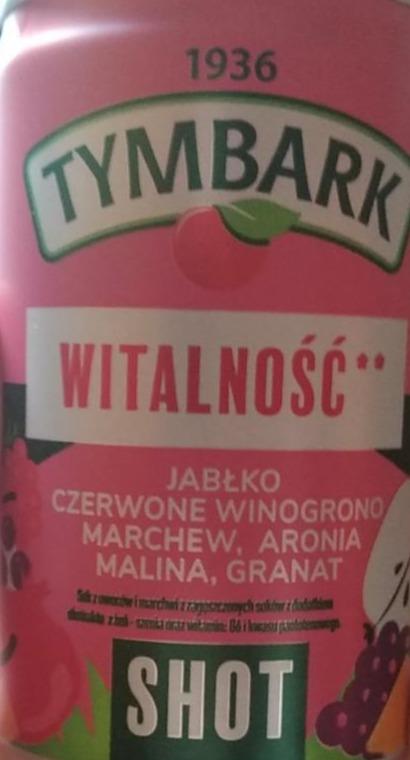 Zdjęcia - Tymbark witalność Jabłko czerwone winogrono Marchew Aronia Malina Granat