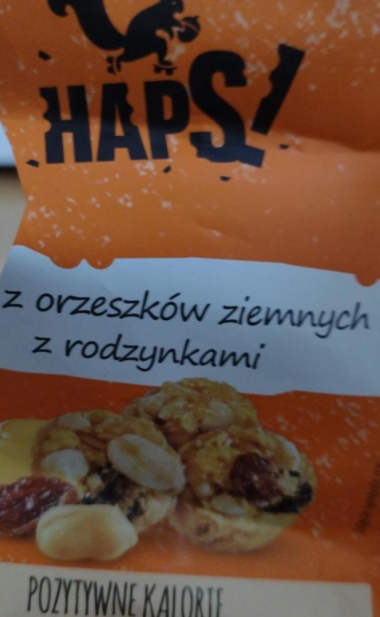 Zdjęcia - Haps kulki z orzeszków ziemnych i rodzynkami