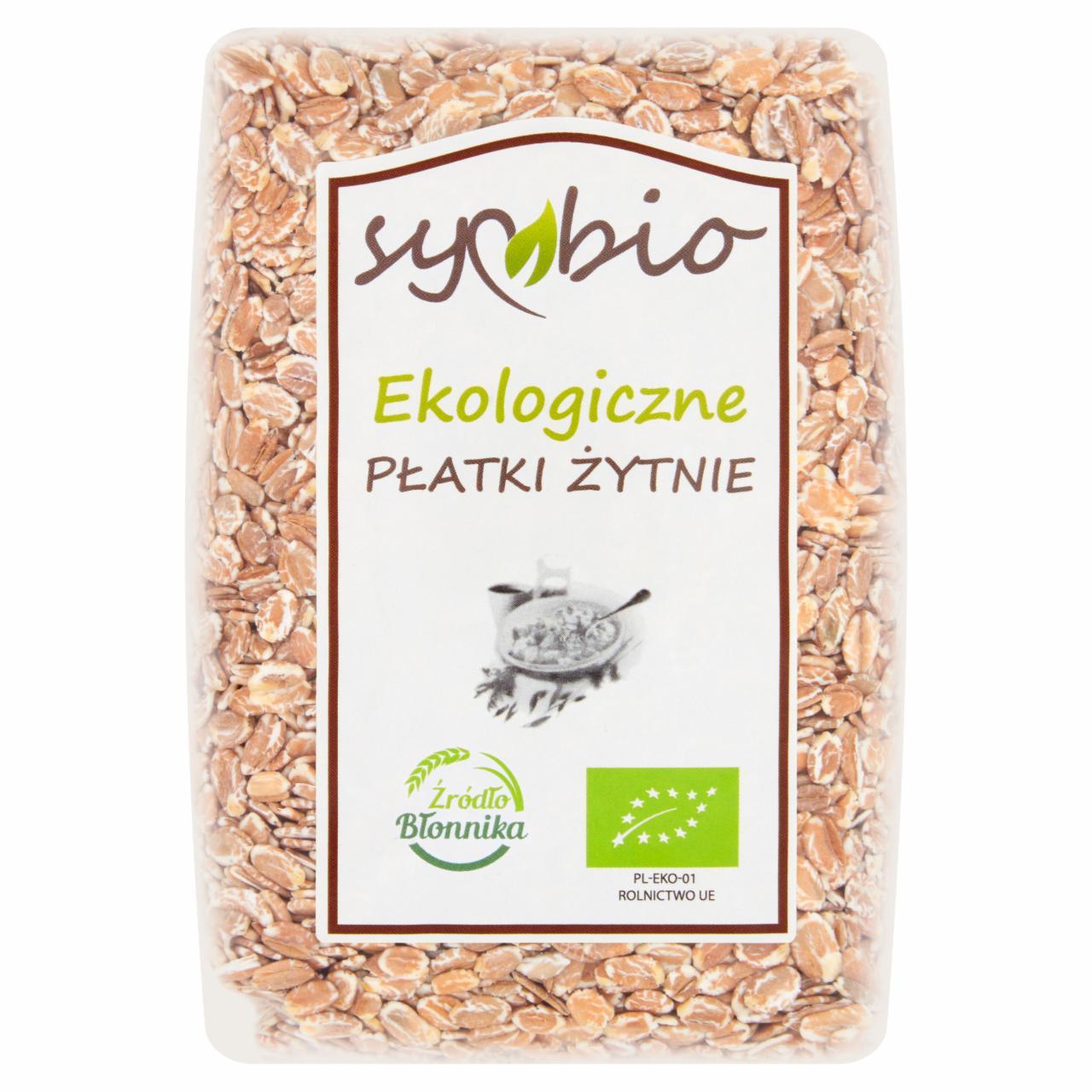 Zdjęcia - Symbio Ekologiczne płatki żytnie 300 g