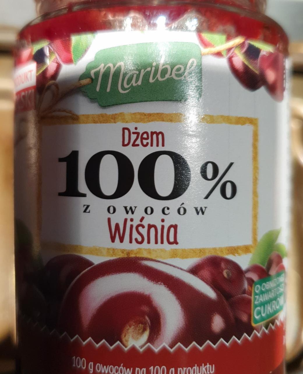 Zdjęcia - Dżem 100% z owoców wiśnia Maribel