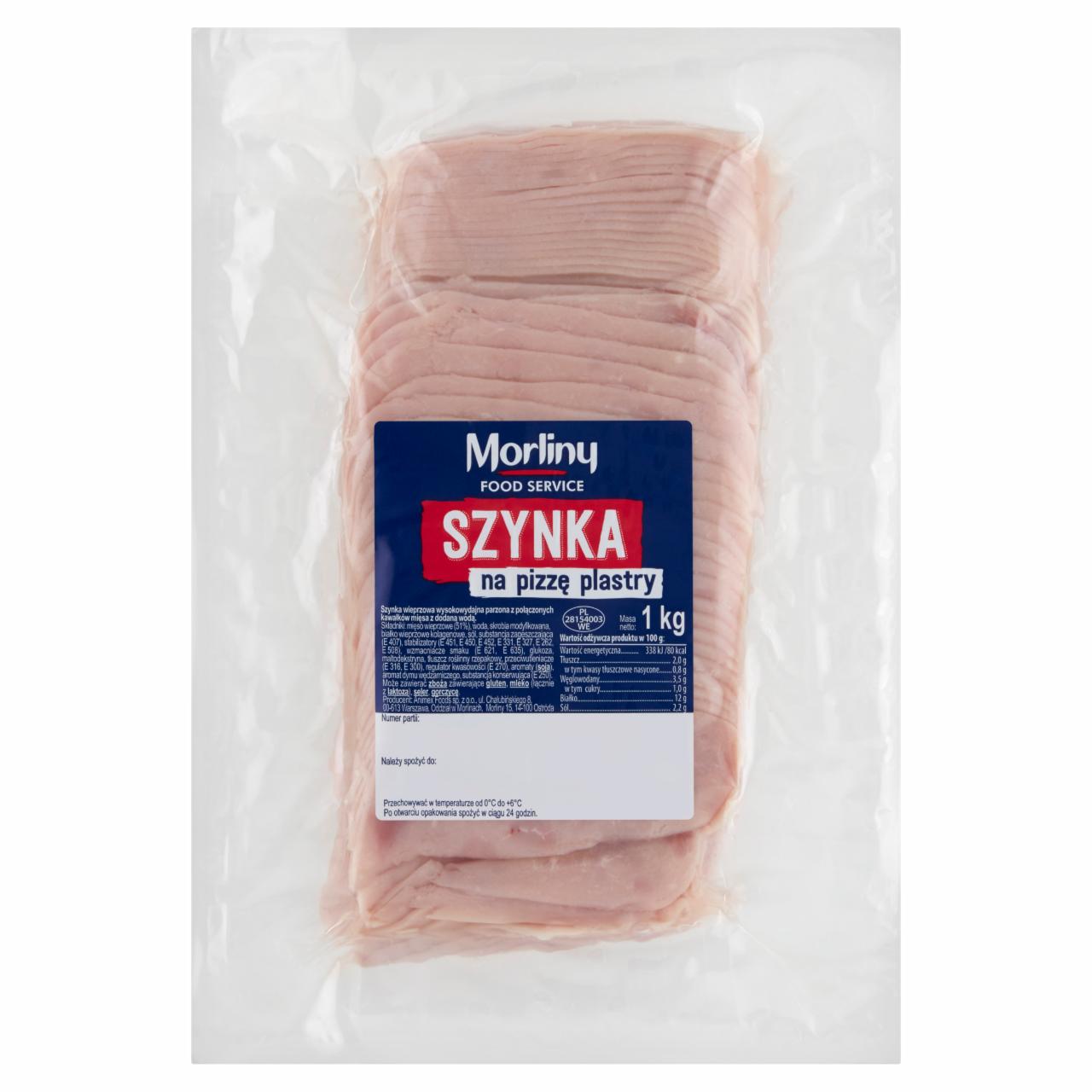 Zdjęcia - Morliny Food Service Szynka na pizzę plastry 1 kg