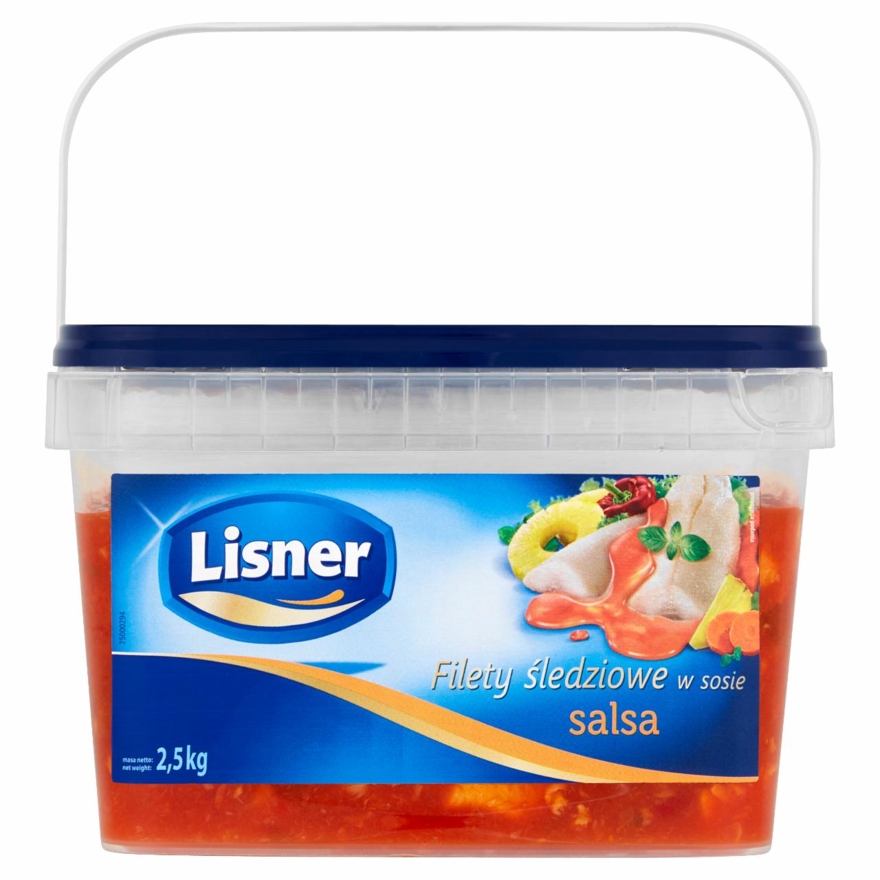 Zdjęcia - Lisner Filety śledziowe w sosie salsa 2,5 kg