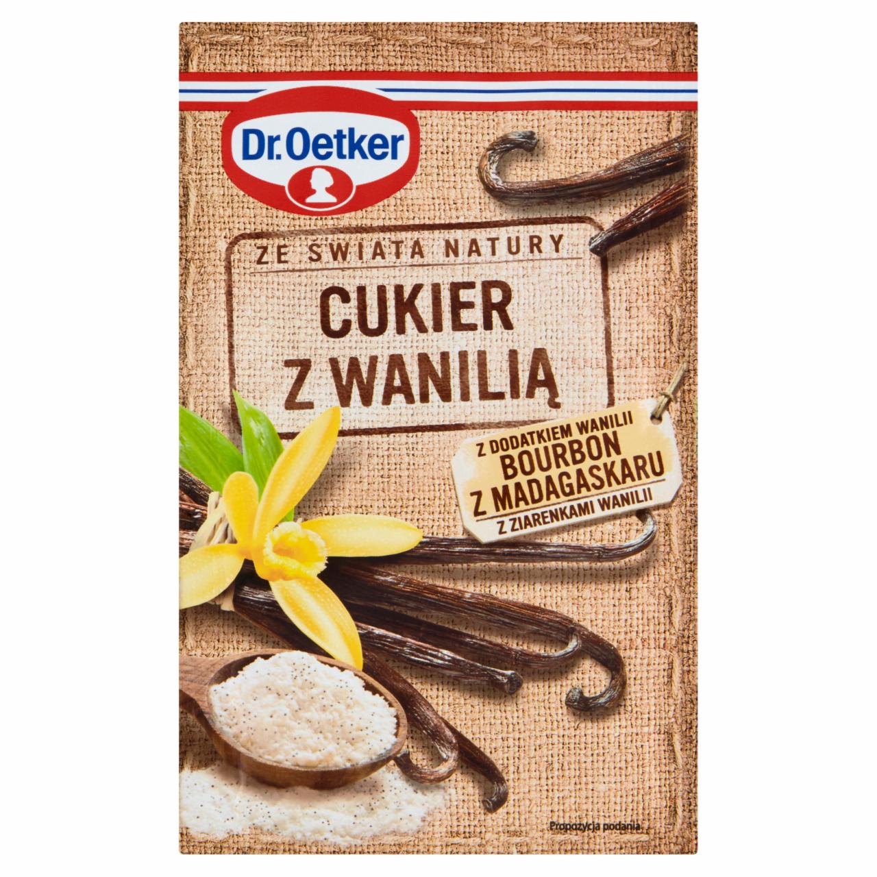 Zdjęcia - Dr. Oetker Ze świata natury Cukier z wanilią 12 g