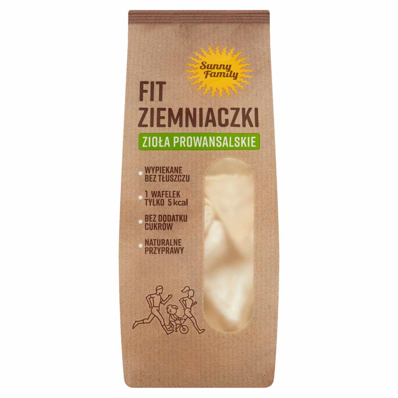 Zdjęcia - Sunny Family Fit Ziemniaczki Wafelki ziemniaczane zioła prowansalskie 75 g