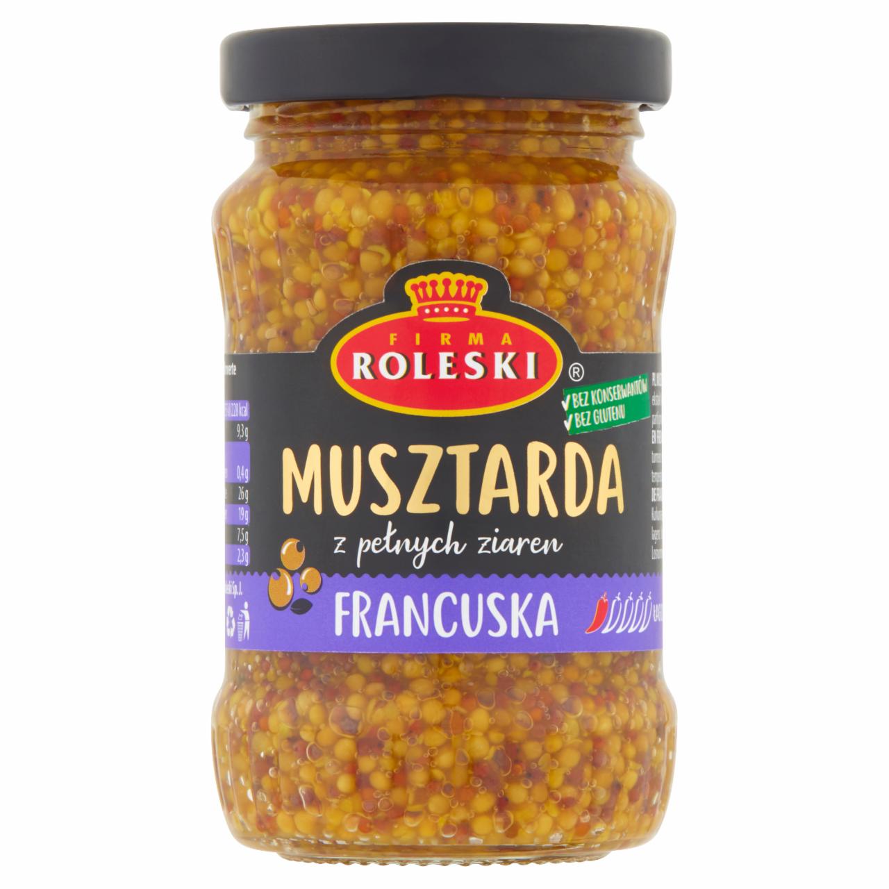 Zdjęcia - Firma Roleski Musztarda francuska 175 g