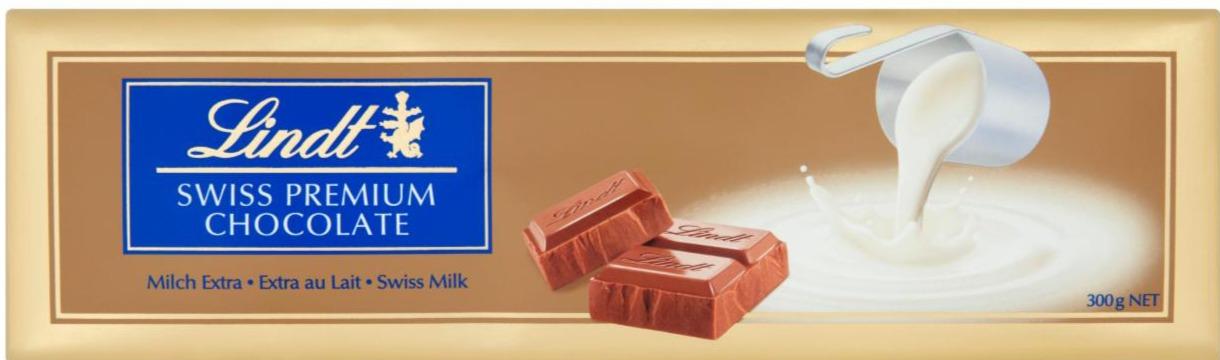 Zdjęcia - Lindt Szwajcarska czekolada mleczna 300 g