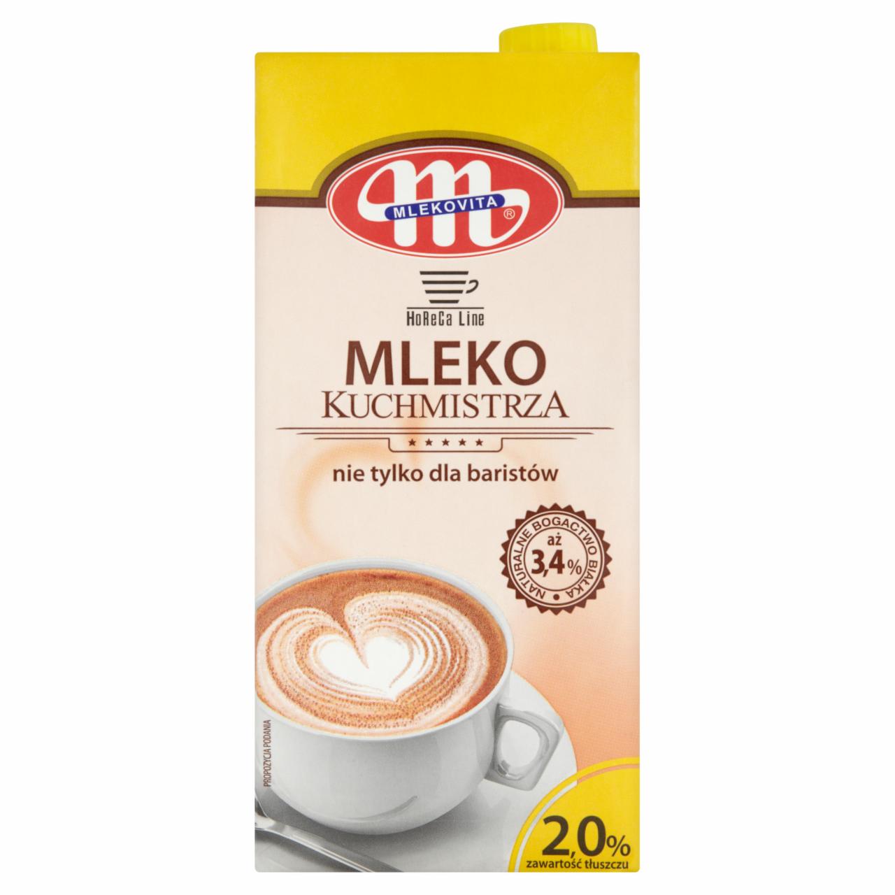 Zdjęcia - Mlekovita Horeca Line Mleko Kuchmistrza 2,0% 1 l