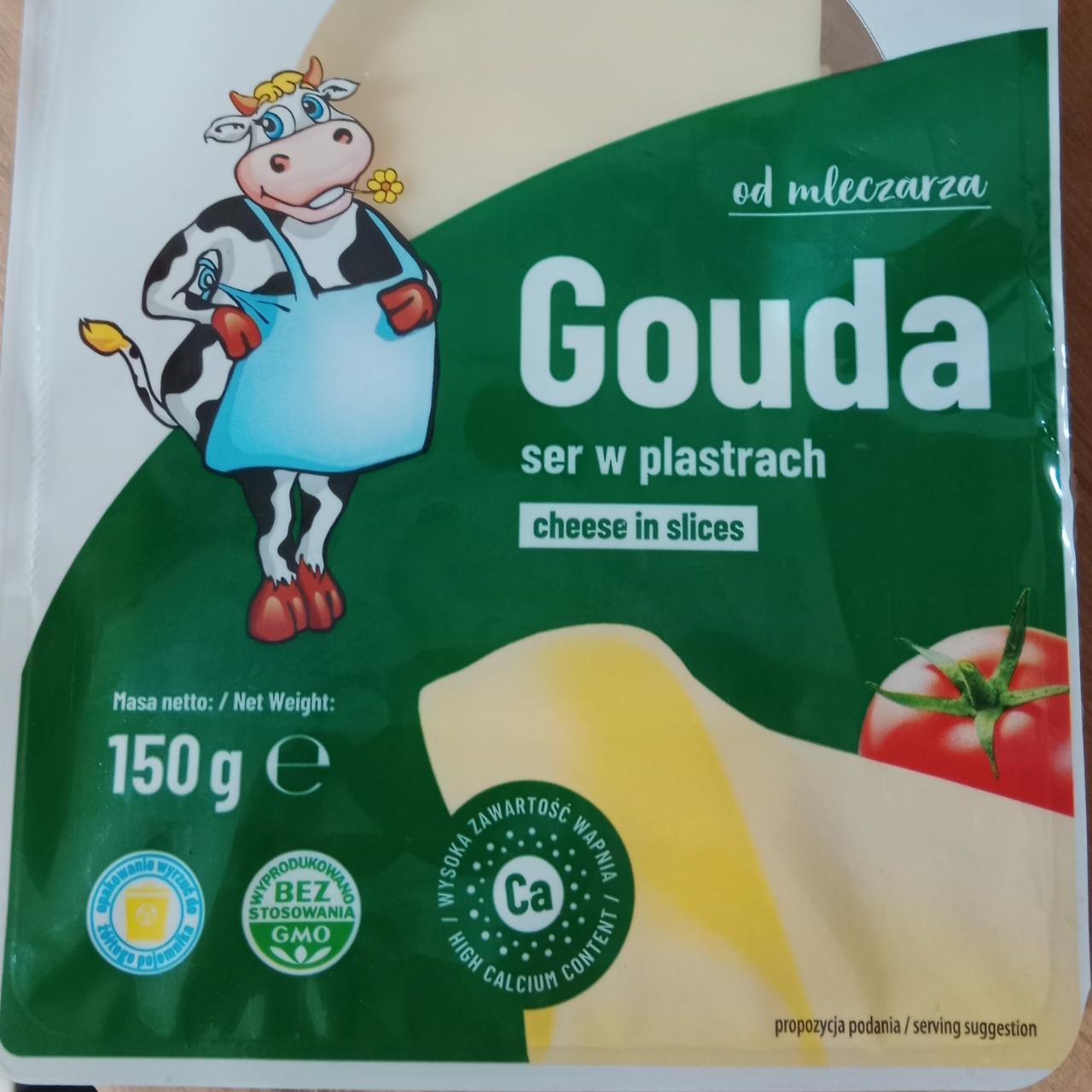 Zdjęcia - Ser w plastrach Gouda od mleczarza Rolmlecz