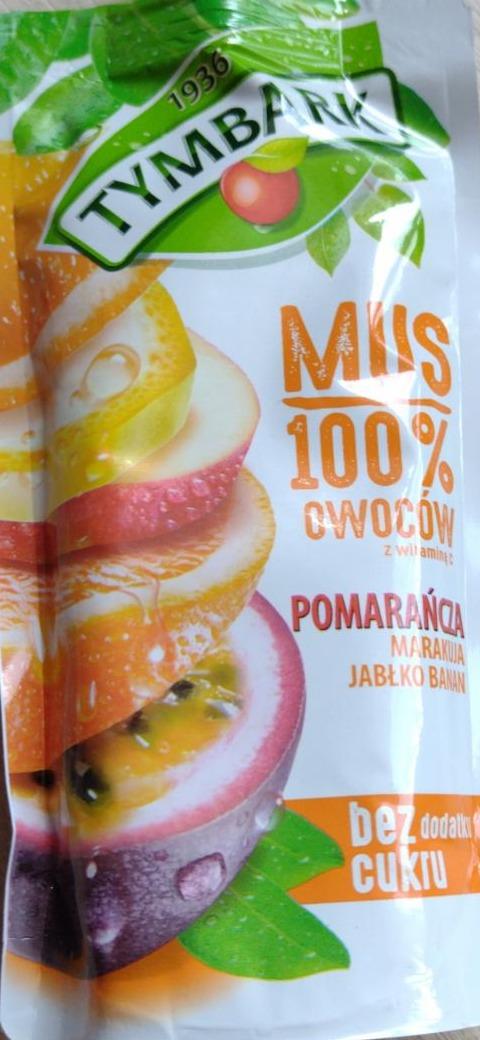 Zdjęcia - Tymbark Mus jabłko banan pomarańcza marakuja 120 g