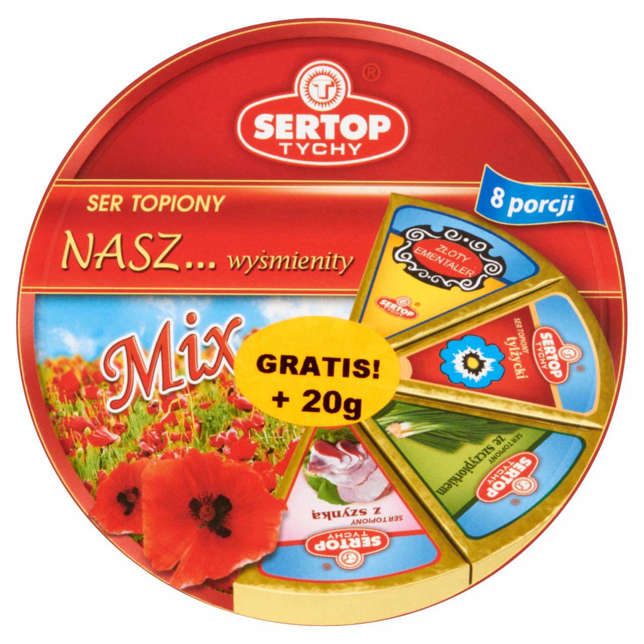 Zdjęcia - Sertop Tychy Mix Nasz... wyśmienity Ser topiony 160 g (8 porcji)